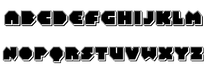 Bal-Astaral Punch Font LOWERCASE
