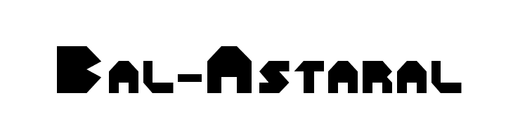Bal-Astaral  Frei Schriftart Herunterladen