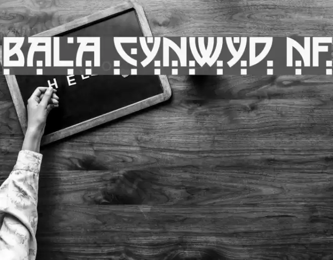 Bala Cynwyd NF Font examples