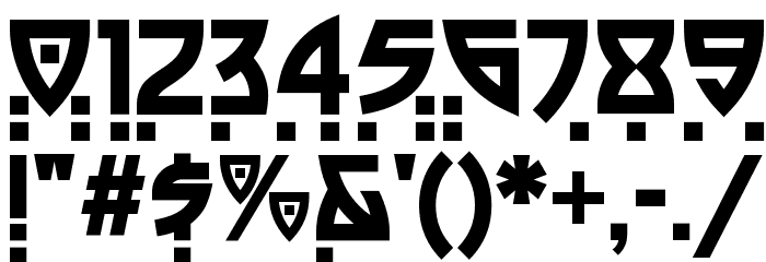 BalaCynwydNF Font OTHER CHARS