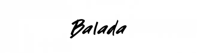 Balada  Fuentes Gratis Descargar