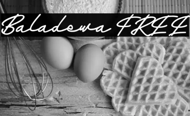 Baladewa FREE Font examples