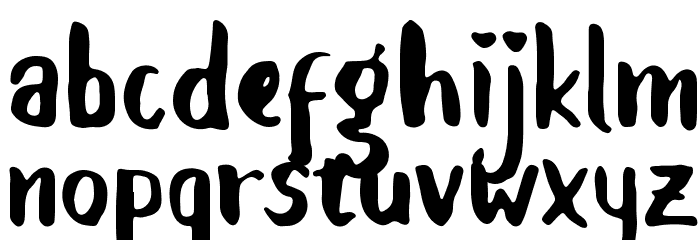 Balalak Font LOWERCASE