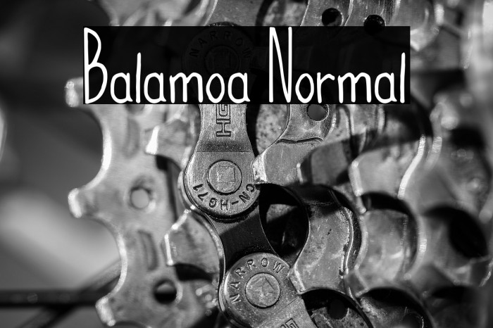 Balamoa Normal Example 2