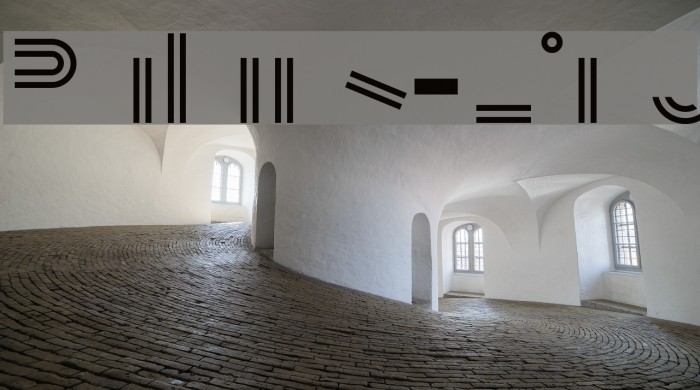 Balans-Line Font examples
