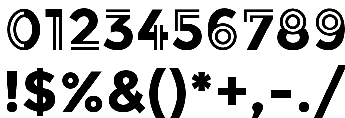 Balans-Normal Font OTHER CHARS
