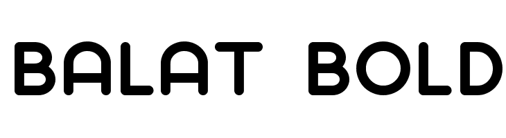 Balat Bold  フリーフォントのダウンロード