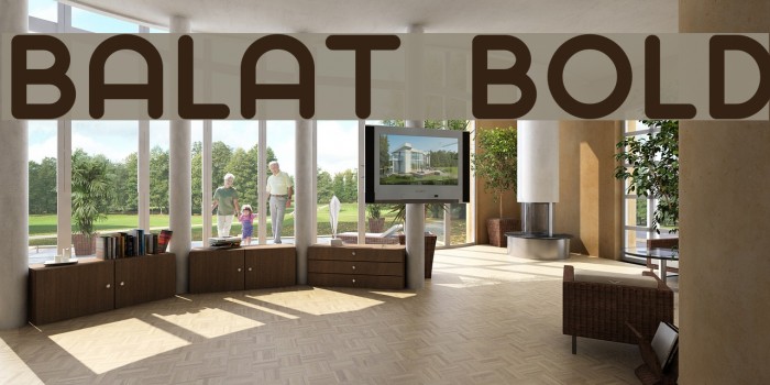 Balat Bold Font examples