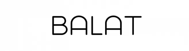 Balat  Frei Schriftart Herunterladen