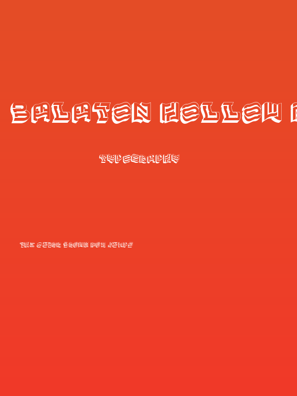 Balaton Hollow Regular Poster