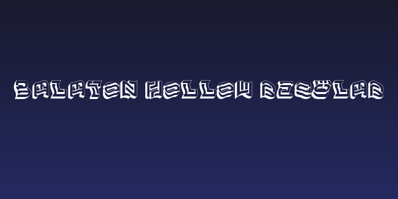 Balaton Hollow Regular Social Header