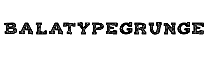 Balatype Grunge Font
