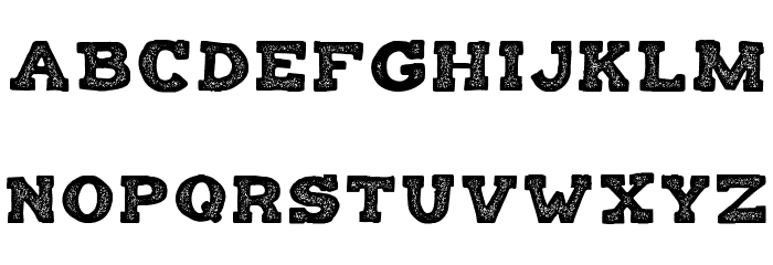 Balatype Grunge Font LOWERCASE