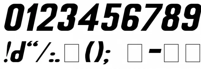 Balavery-ITV Italic Font OTHER CHARS