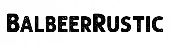 Balbeer Rustic  Frei Schriftart Herunterladen