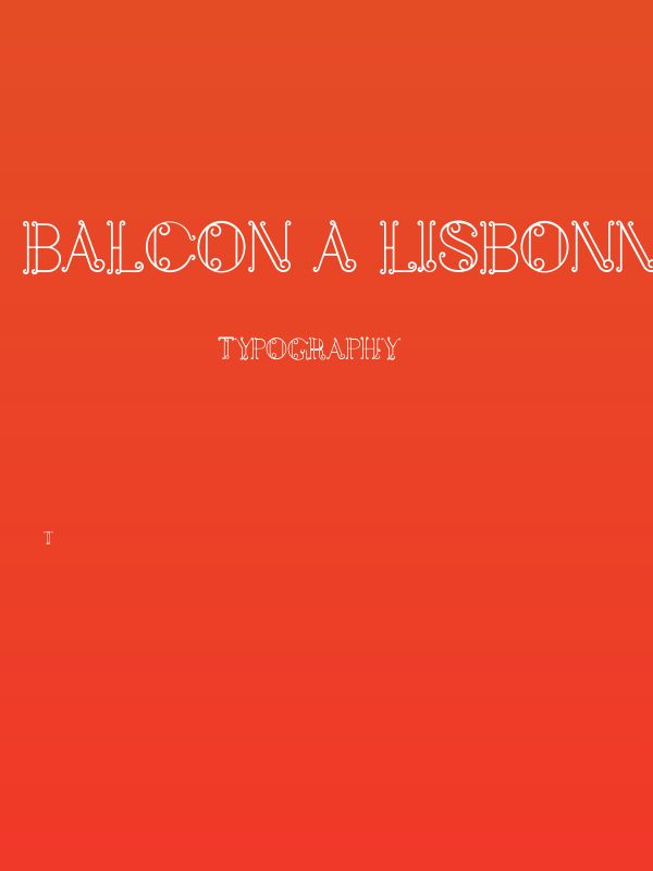 Balcon a lisbonne Poster