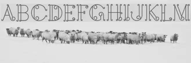 Balconalisbonne Font examples