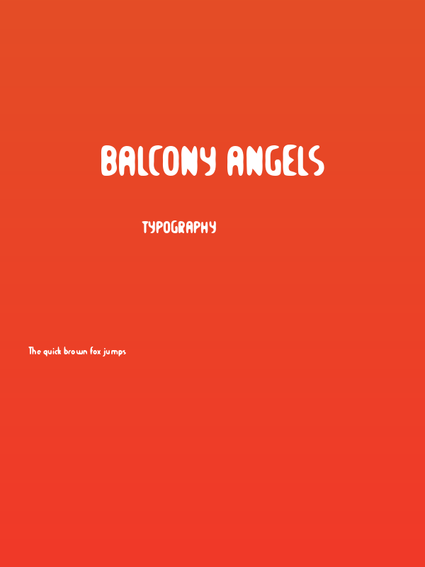 Balcony Angels Poster