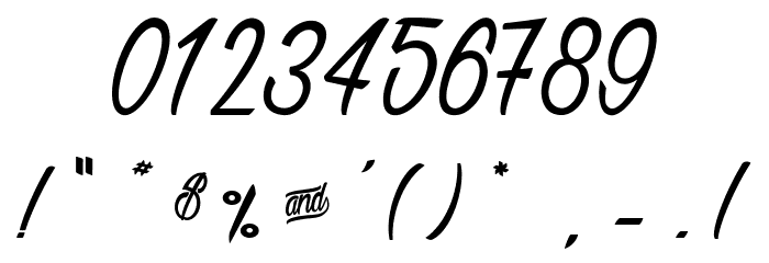 Baldaquin_PersonalUseOnly Font OTHER CHARS
