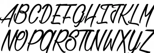 Baldaquin_PersonalUseOnly Font UPPERCASE