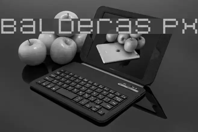 Balderas Px Font examples