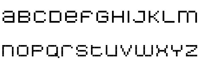 Balderas Px Font LOWERCASE