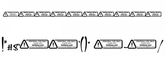 Balderston Font OTHER CHARS
