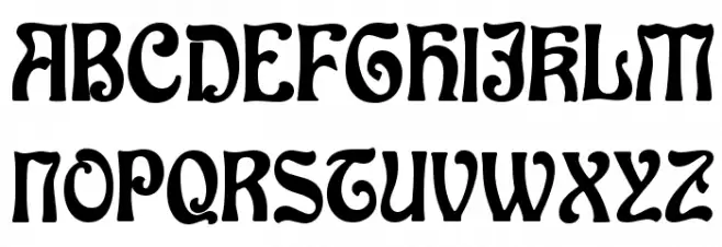 Baldur Regular Polices MAJUSCULES