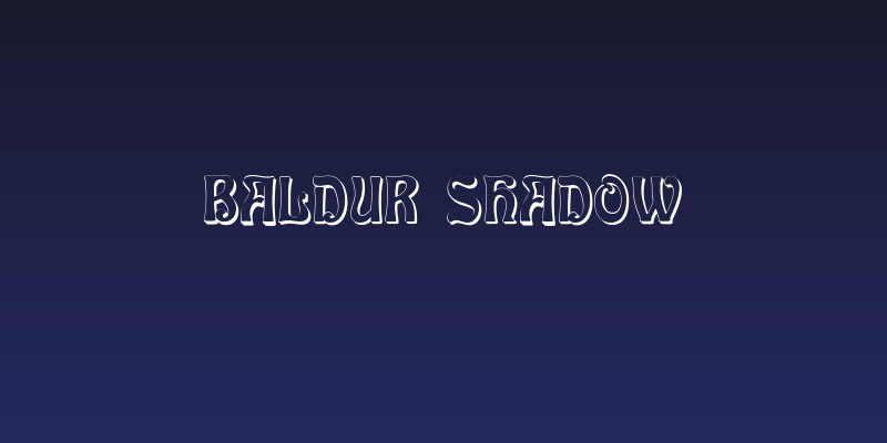 Baldur Shadow Social Header