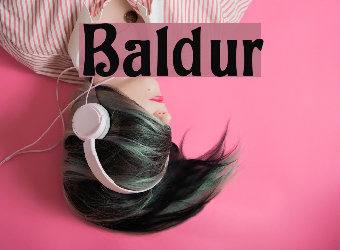 Baldur Font examples