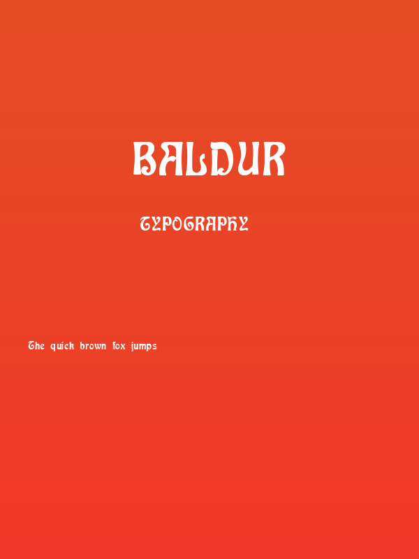Baldur Poster