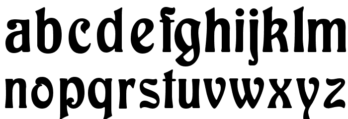 Baldur Font LOWERCASE