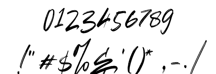 Balecimo Personal Use Regular Font OTHER CHARS