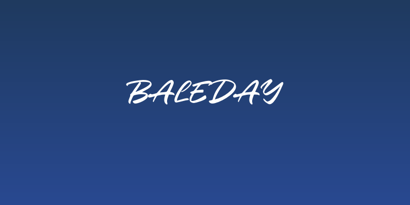 Baleday Social Header