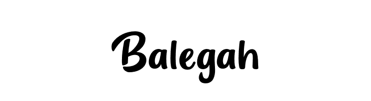 Balegah  font caratteri gratis