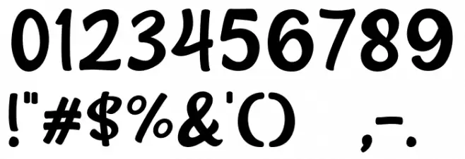 Balegah Font OTHER CHARS