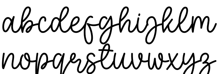 Baleno Handi Font LOWERCASE