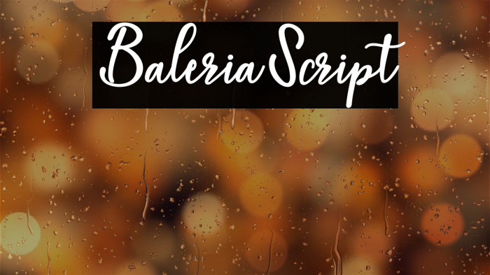 BaleriaScript Example 1