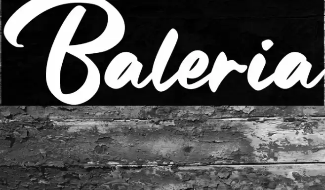 Baleria Font examples