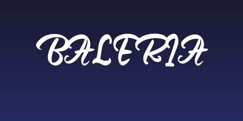 Baleria Social Header