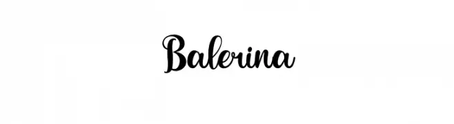Balerina  baixar fontes gratis