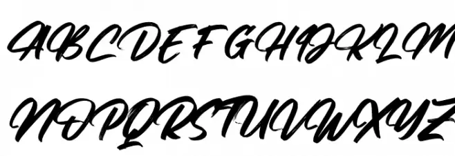 Balestic Italic خط أحرف كبيرة