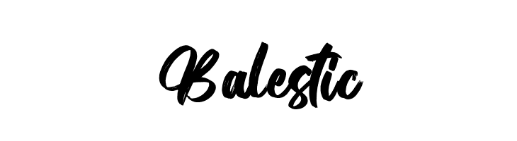 Balestic  免费字体下载