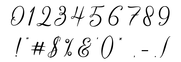 Balestya normal Font OTHER CHARS