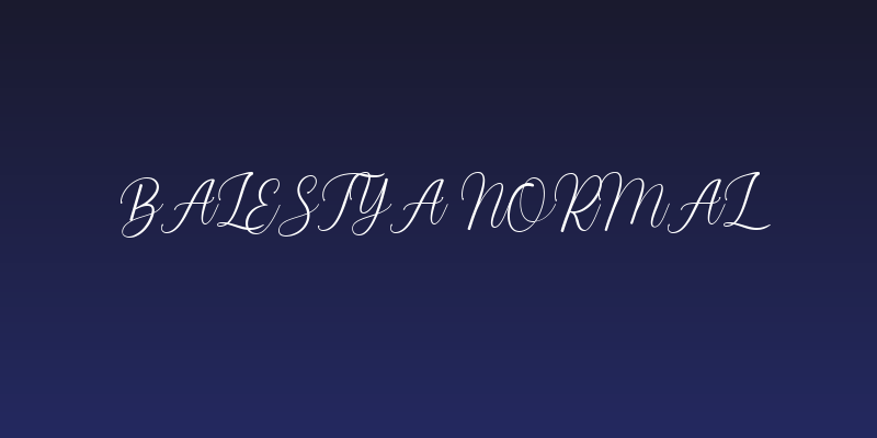 Balestya normal Social Header