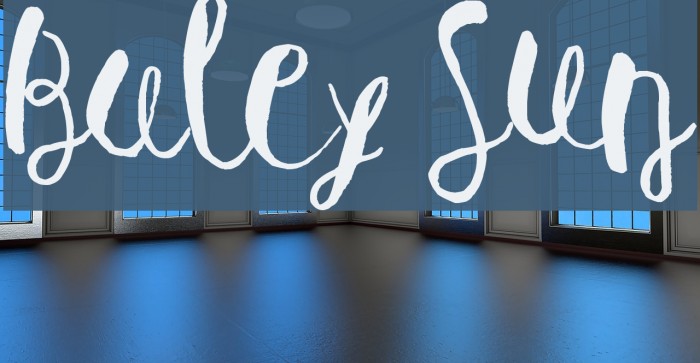 Baley Sun Font examples