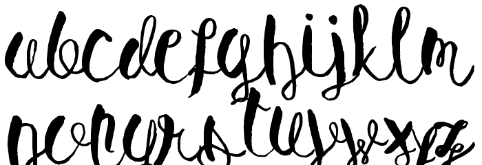 Baley Sun Font LOWERCASE
