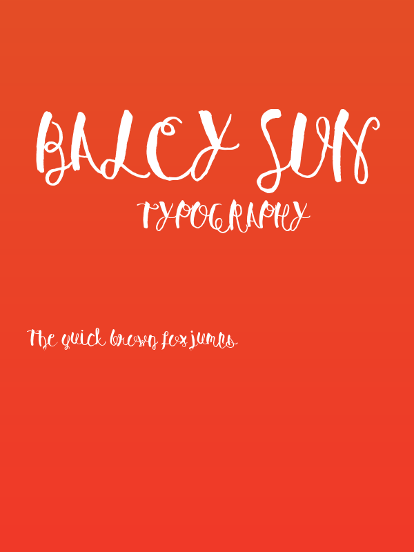 Baley Sun Poster