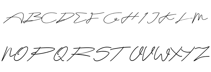 Balfontheim Regular Font UPPERCASE