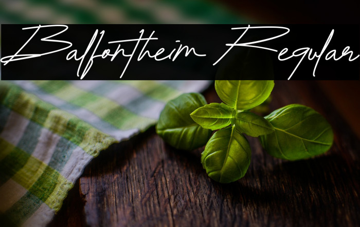 Balfontheim Regular Example 1